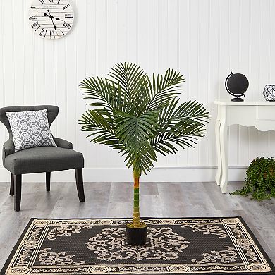 nearly natural 4-ft. Golden Cane Artificial Palm Tree