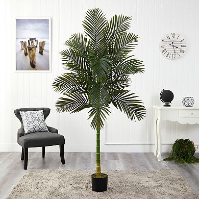 nearly natural 7-ft. Golden Cane Artificial Palm Tree