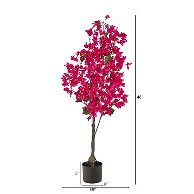 nearly natural 4-ft. Bougainvillea Artificial Tree