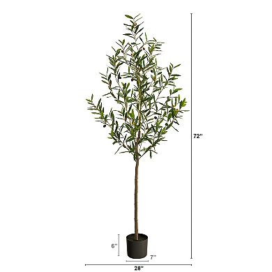 nearly natural 6-ft. Olive Artificial Tree