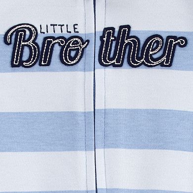 Baby Boy Carter's Little Brother 2-Way Zip Cotton Sleep & Play