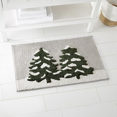 Avanti Winter Trees Bathroom Rug