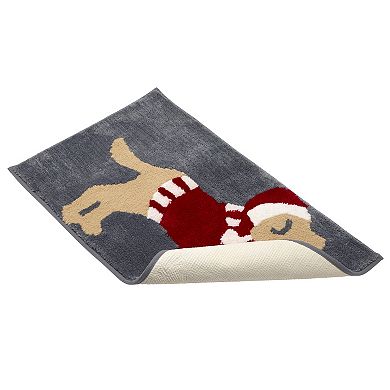 Avanti Christmas Dog Bathroom Rug