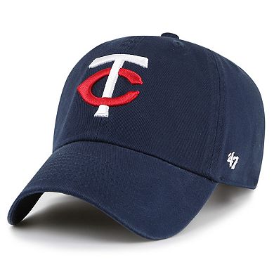 Youth '47  Navy Minnesota Twins Clean Up Adjustable Hat