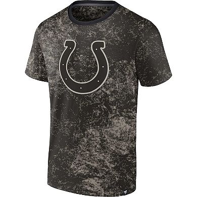 Men's Fanatics Branded Black Indianapolis Colts Shadow T-Shirt