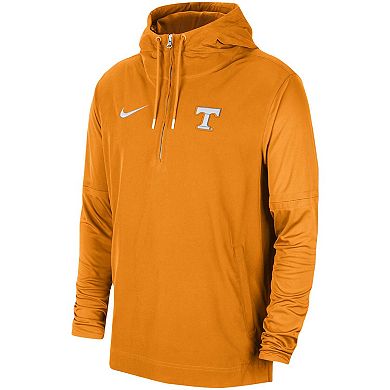 Men's Nike Tennessee Orange Tennessee Volunteers 2023 Coach Half-Zip Hooded Jacket