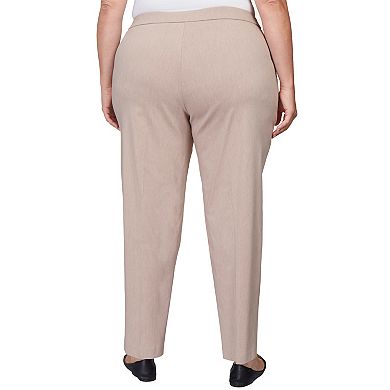 Plus Size Alfred Dunner Allure Fly Front Short Length Pants