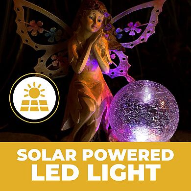 Solar Powered Flickering LED Garden Light for Home and Outdoor Décor