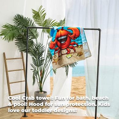 Hooded Towel For Kids With Cute Animal Designs