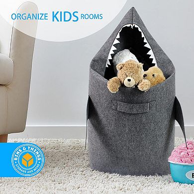 Kids Nursery Laundry Hamper, Toy Organizer Basket For Babies