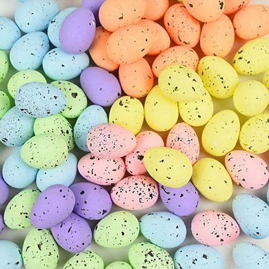 Diy Craft Foam Easter Eggs - Painted Pigeon Bird Eggs - Happy Easter Basket Stuffer Décor