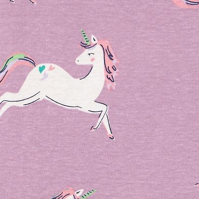 Toddler Boy Carter's Allover Unicorn Print Pajama Shirt & Pajama Pants Set