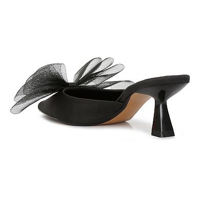 London Rag Asma Organza Women's Heeled Mules