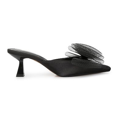 London Rag Asma Organza Women's Heeled Mules