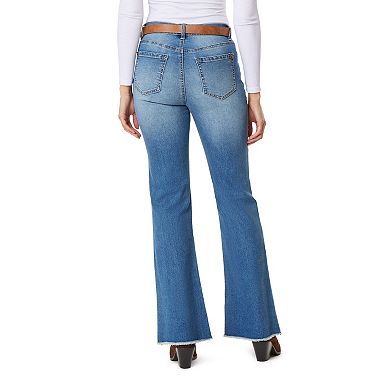 Juniors' WallFlower Fearless Vintage Super High Rise Flare Jeans