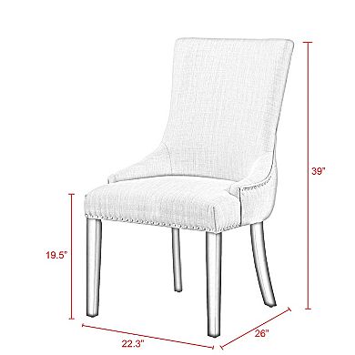 Calvin Dining Chair Button Tufted
