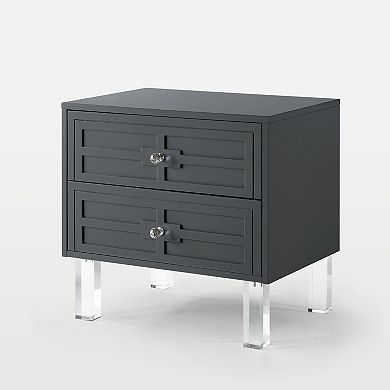 Crystal Side Table Lacquer-Finish