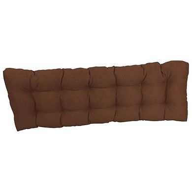 Blazing Needles 60-inch by 19-inch Tufted Solid Twill Bench Cushion