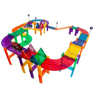 81 Piece Magnetic Race Track Set