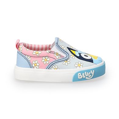 Toddler Girls' Bluey Slip On Shoes
