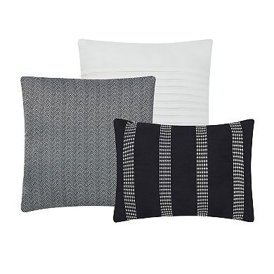 VCNY Home Klara 8-Piece Geometric Jacquard Comforter Set