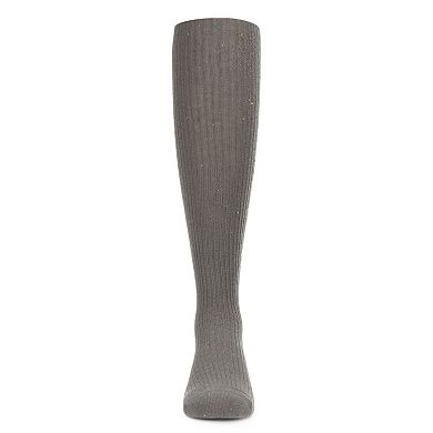 Thin Ribbed Speckled Cotton Tights