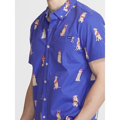 Men's Chubbies Short Sleeve Button Down Shirt