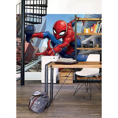 RoomMates Blue Marvel Spider-Man Peel & Stick Wallpaper Mural