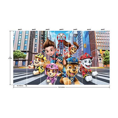 RoomMates Paw Patrol The Movie Peel & Stick Mural