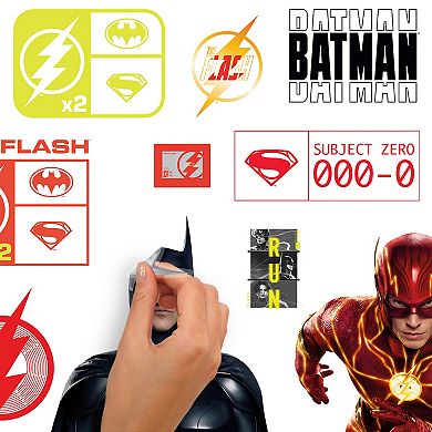 RoomMates The Flash Movie Super Heroes Set Wall Decals