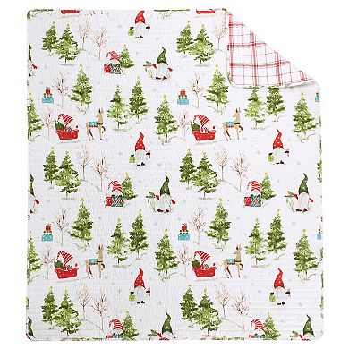 Levtex Home Gnome Forest Quilted Throw