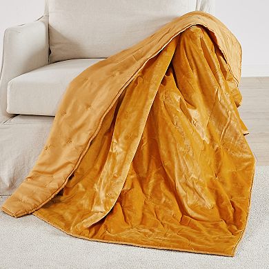 Levtex Home Calabria Ochre Quilted Throw