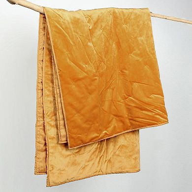Levtex Home Calabria Ochre Quilted Throw