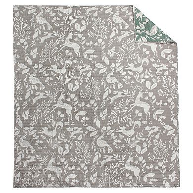 Levtex Home Bretton Woods Green/Taupe Quilted Throw