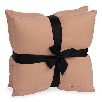 Sonoma Goods For Life Solid Textured 2-piece 18" x 18" Throw Pillow Set