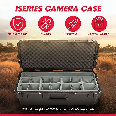 SKB Cases iSeries 3613-12 Case w/Think Tank Designed Photo Dividers for Cameras