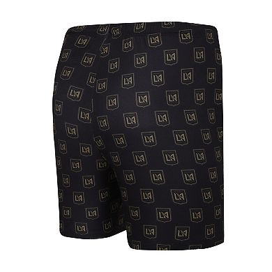 "Men's Concepts Sport Black LAFC Gauge Two-Pack Shorts Set"