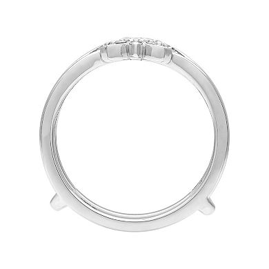 Love Always 10k White Gold Diamond Accent Enhancer Ring