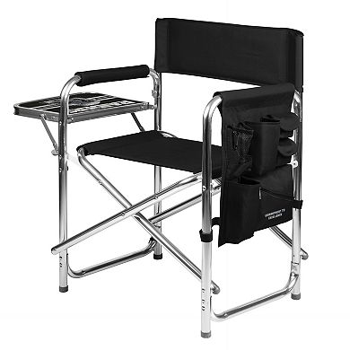 NFL Las Vegas Raiders Sports Chair with Side Table