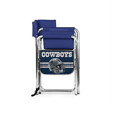 NFL Dallas Cowboys Sports Chair with Side Table