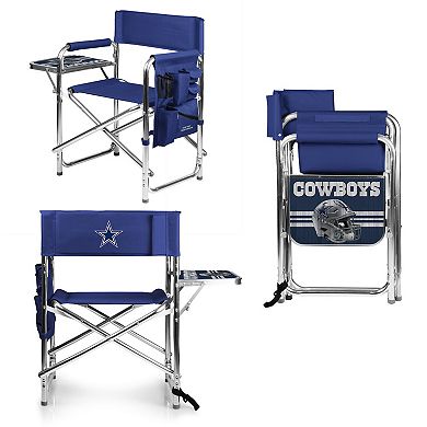NFL Dallas Cowboys Sports Chair with Side Table