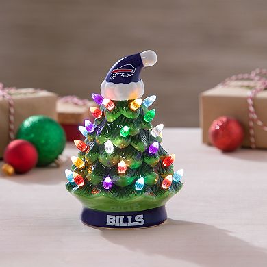 Evergreen Enterprises 8" LED Buffalo Bills Ceramic Christmas Tree