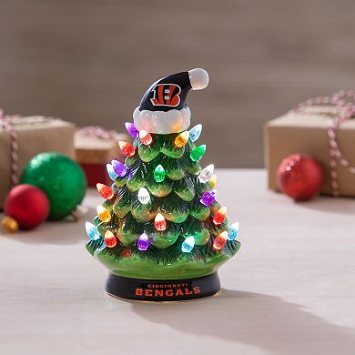 Evergreen Enterprises 8" LED Cincinnati Bengals Ceramic Christmas Tree