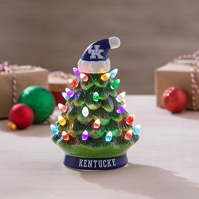 Evergreen Enterprises University of Kentucky 8" LED Ceramic Christmas Tree