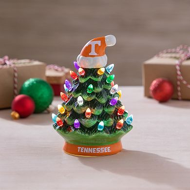Evergreen Enterprises University of Tennessee 8" LED Ceramic Christmas Tree