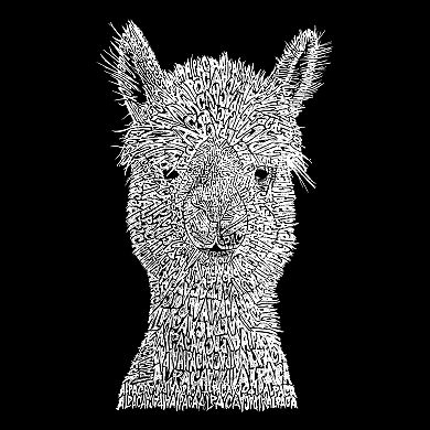 Alpaca - Girl's Word Art Long Sleeve
