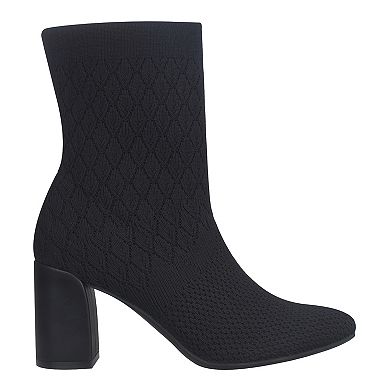 Impo Vyra Women's Stretch Knit Ankle Boots