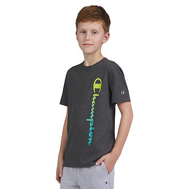 Boys 8-20 Champion Classic Ombre Logo Short Sleeve Graphic Tee