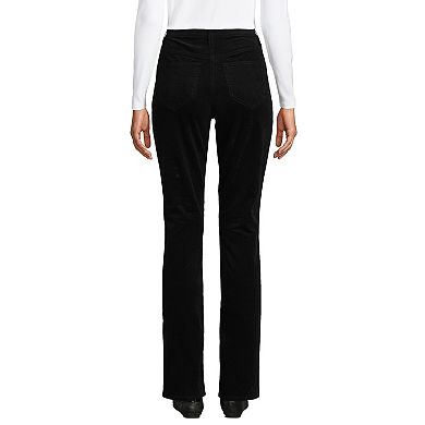 Women's Lands' End High Rise Straight Leg Corduroy Pants