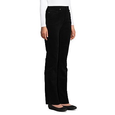 Petite Lands' End High Rise Straight-Leg Corduroy Pants